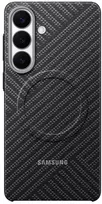 KS947SS anglies pluošto magnetinis dėklas „Samsung Galaxy S26 Plus“, pilkas