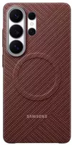 KS948SR anglies pluošto magnetinis dėklas „Samsung Galaxy S26 Ultra“, koralų spalvos, raudonas