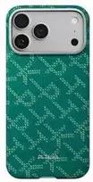 Pitaka Itin plonas dėklas, Monogram-auksinė/žalia - iPhone 17 Pro