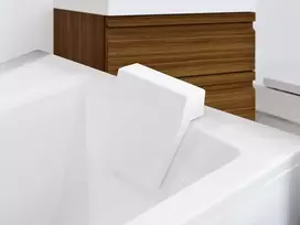 Vonios pagalvėlė Besco Modern, Baltas