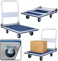 Krovininis vežimėlis su platforma, 300 kg