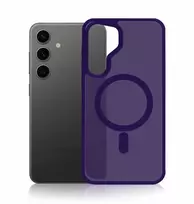 Dėklas Samsung Galaxy S24 - 3mk Smoke MagCase Violetinė