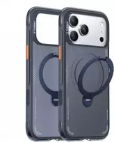 Dėklas Mėlyna TORRAS Ostand Spin Air - etui do iPhone 17 Pro kompatybilne su MagSafe (midnight mėlynas)