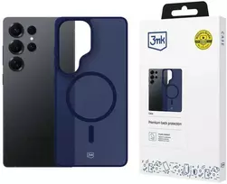 Dėklas 3mk Smoke MagCase for Samsung Galaxy S25 Ultra - Mėlyna-Translucent