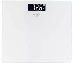 Virtuvinės svarstyklės AD 8194 baltos vonios svarstyklės su USB-C jungtimi, įkraunamos, 180 kg, 100 g tikslumas