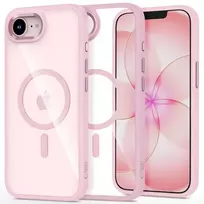 Dėklas Tech-Protect Magmat MagSafe Case for iPhone 16e / 17e - Transparent Rožinė