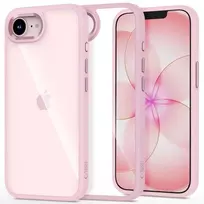 Dėklas Tech-Protect Magmat Case for iPhone 16e / 17e - Transparent Rožinė