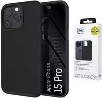 Dėklas 3Mk Protection 3mk Fortis MagCase for iPhone 15 Pro - Juodas