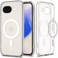 Dėklas Spigen Ultra Hybrid MagSafe, clear baltas - Google Pixel 10a