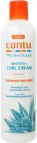 Cantu Weightless Smooth + Curl plaukų nenuplaunamas kreminis kondicionierius garbanoms formuoti, 295 ml