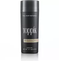 Toppik Hair Building Fibers atspalvį suteikianti priemonė plaukams, atspalvis: Medium Skirtas šviesiems plaukams, 27.5 g