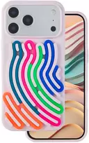 Dėklas Telforceone DIY Snake case for iPhone 17 Pro Max 6,9' pink