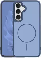 Dėklas Blue Frame Thin Mag case for Samsung Galaxy S25 dark mėlynas