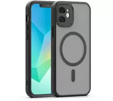 Dėklas Telforceone Mag Matt case for iPhone 12 6,1' juodas camera protection