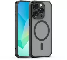 TFO Mag Matt dėklas iPhone 14 Pro 6,1' juodas su apsauga kamerai