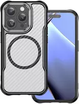 Dėklas Telforceone Defender Carbon Mag case for iPhone 16 Pro 6,3' juodas