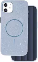 Dėklas Telforceone Glitter Thin Mag case for iPhone 12 / 12 Pro 6,1' mėlynas