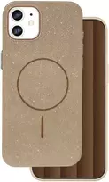 Dėklas Telforceone Glitter Thin Mag case for iPhone 12 / 12 Pro 6,1' ruda