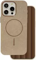 Telforceone Plonas blizgučių dėklas „iPhone 16 Pro 6,3“ rudas