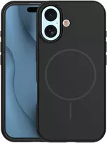 Dėklas Telforceone Silicone Thin Mag case for iPhone 17 6,3' juodas