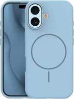 Dėklas Telforceone Silicone Thin Mag case for iPhone 17 6,3' light mėlynas