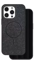 Dėklas Telforceone Glitter Thin Mag case for iPhone 17 Pro 6,3' juodas