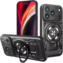 Dėklas Telforceone Defender Armor Mag case for iPhone 17 Pro 6,3' juodas