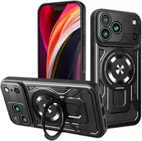 Dėklas Telforceone Defender Armor Mag case for iPhone 17 Pro Max 6,9' juodas