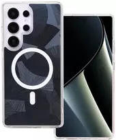 Dėklas Telforceone Flash Mag case for Samsung Galaxy S25 Ultra juodas
