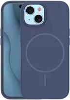 Dėklas Telforceone Silicone Thin Mag case for iPhone 15 6,1' dark mėlynas