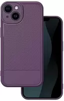 Dėklas Telforceone Simple Carbon case for iPhone 14 6,1' violetinė