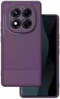 Dėklas Telforceone Simple Carbon case for Xiaomi Redmi Note 14 Pro 5G (Global) / Note 14 Pro Plus 5G (Global) violetinė