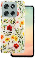 Dėklas Telforceone Glow Glam case for Motorola Moto G86 baltas