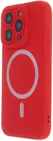 Dėklas Telforceone Silicon Soft Mag Case for iPhone 12 6,1' red