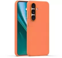 Dėklas Telforceone Etteri Elegant Mag case for Samsung Galaxy S25 oranžinis