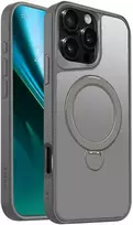 Dėklas Etteri Matt Mag Ring case for iPhone 17 pilkas