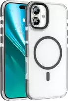 Telforceone „Etteri Icy Mag“ dėklas, skirtas „iPhone 16 6,1“; juodas