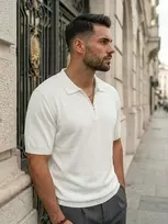 Vyriški balti polo marškinėliai Force