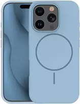 Dėklas Telforceone Silicone Thin Mag case for iPhone 16 Pro Max 6,9' light mėlynas