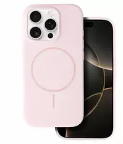 Telforceone Plonas silikoninis „Magsafe“ dėklas, skirtas „iPhone 14“, šviesiai rožinis