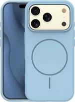 Telforceone Plonas silikoninis „Magsafe“ dėklas, skirtas „iPhone 17 Pro“, šviesiai mėlynas