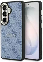 Cg Mobile Sas „Guess 4G“ įspausto žiedo formos „MagSafe“ dėklas, skirtas „Samsung Galaxy S26+“, mėlynas