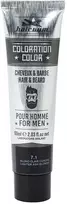 Hairgum Coloration Tinte Para Barba y Cabello 7,1-Rubio Claro Ceniza, 60 g