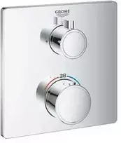 Virštinkinė dalis termostatinio dušo maišytuvo GROHE Grohtherm, chromas