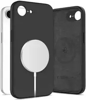 Dėklas Tech-Protect SILICONE MagSafe Apple iPhone 16E / 17E juodos spalvos