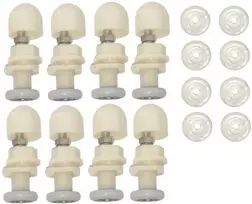 Etovis Mažųjų ratukų komplektas dušo kabinos durims, 19mm (150032)