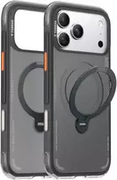 Dėklas TORRAS Ostand Spin Air - etui do iPhone 17 Pro Max kompatybilne su MagSafe (shadow juodas)