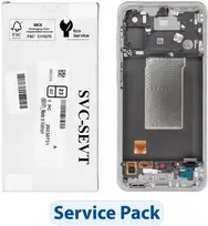 Dėklas „ServicePack“ LCD ekranas, skirtas „SAMSUNG A56 5G A566B“, rožinis, GH82-36829D