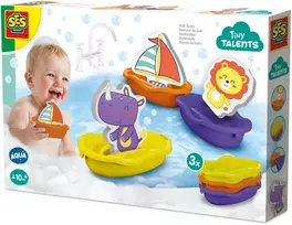 SES Creative - Maudynių laikas - Laiveliai su putplasčio gyvūnais (S13001)