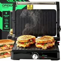 Sumuštinių keptuvas Black & Decker Grilis Panini sumuštinių kepsninė, skrudintuvas, didelė elektrinė ištraukiama 1500 W - or1332